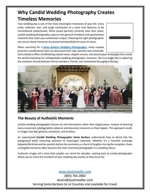 Why Candid Wedding Photography Creates Timeless Memories.pdf